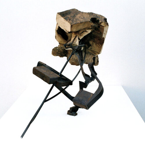 Balans, stal, drewno, wys. 85 cm, 2003