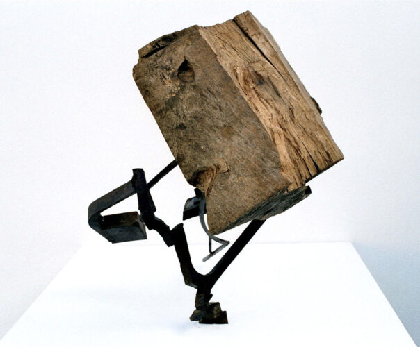 Balans, stal, drewno, wys. 85 cm, 2003