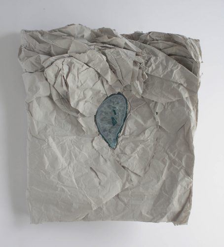no title/The Lake IV,  paper, agat, 33x30x12 cm, 2018