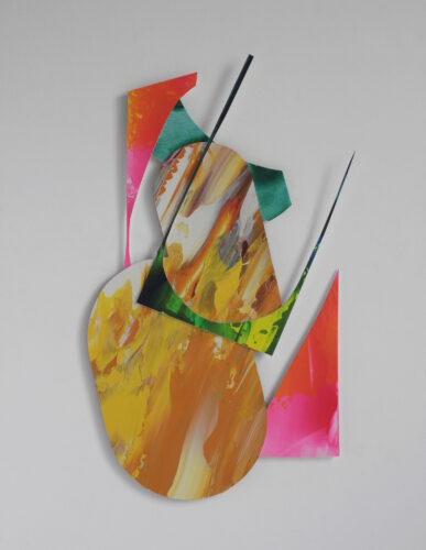 bez tytułu, akryl, tworzywo sztuczne, 51x31 cm, 2015