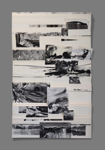 Kalendarz emocjonalny trzeci, akryl, karton, 120x80 cm, 2023