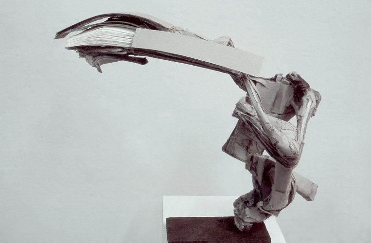 Struktura I, papier, karton, klej, metal, drewno, 2000