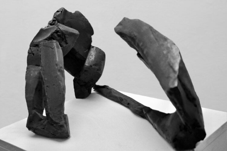 figure, plaster, high 25 cm, 1999