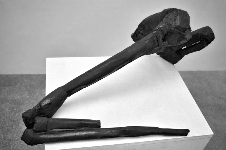figure, plaster, high 25 cm, 1999