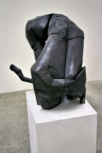 figure, plaster, high 80 cm, 1999