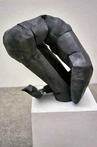 figure, plaster, high 80 cm, 1999