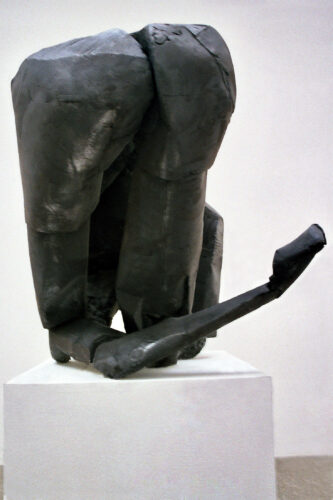 figure, plaster, high 80 cm, 1999