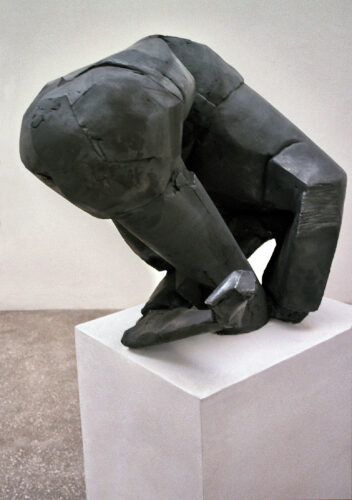 figure, plaster, high 80 cm, 1999